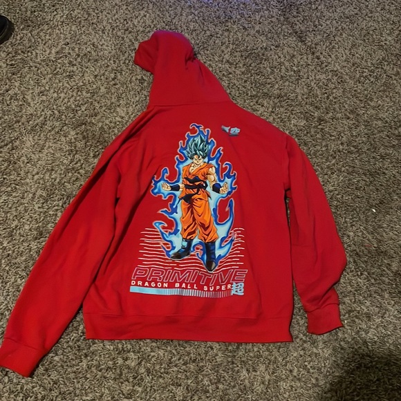 Red Anime Hoodie - Picture 2 of 2